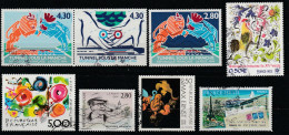 France Lot Emissions Communes Oblitérés Simenon Tinguelly Jeanne D' Arc Tango France Joint Issue Cancelled Stamps - Joint Issues