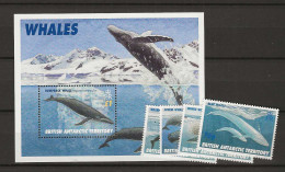 1996 MNH BAT Mi 250-53 + Block 4 Postfris** - Ungebraucht