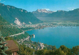 12868438 Lac Leman Genfersee Le Chateau De Chillon Et Les Dents Du Midi Genf - Other & Unclassified