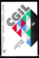 1989 Tessera Sindacato CGIL Confederazione Generale Italiana Del Lavoro - Lidmaatschapskaarten