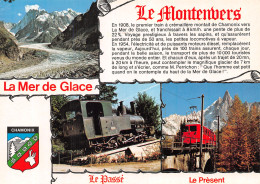 74-LE MONTENVERS LA MER DE GLACE-N° 4419-C/0059 - Sonstige & Ohne Zuordnung