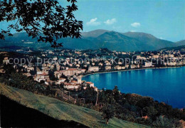 12857003 Lugano Lago Di Lugano Panorama Luganersee Alpen Lugano Lago Di Lugano - Sonstige & Ohne Zuordnung