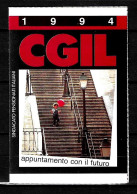 1994 Tessera Sindacato CGIL Confederazione Generale Italiana Del Lavoro - Mitgliedskarten