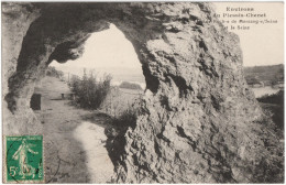 CPA ENVIRONS DU PLESSIS-CHENET  (ESSONNE)  LES ROCHERS DE MORSANG-SUR-SEINE ET LA SEINE - Altri & Non Classificati