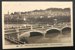 CPA TROUVILLE 14 Pont Sur La Touques - Trouville