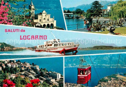 12852040 Locarno TI Motorboot Luftseilbahn  Locarno - Sonstige & Ohne Zuordnung