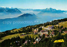 12850501 Rigi Kaltbad Fliegeraufnahme Mit Alpen Stanserhorn Buergenstock Pilatus - Other & Unclassified