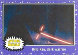 2015 Topps STAR WARS Journey To The Force Awakens "PURPLE Starfield" Parallel #87 - Star Wars