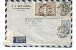 Greece With Full Clear Athens CDS Nov 14 1950..............................box 10 - Grèce