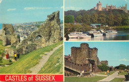 Navigation Sailing Vessels & Boats Themed Postcard Sussex Castle - Velieri