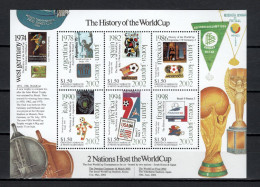 Grenada -Grenadines 2001 Football Soccer World Cup Sheetlet MNH - 2002 – Corea Del Sud / Giappone