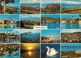 Navigation Sailing Vessels & Boats Themed Postcard Zurichsee - Veleros