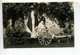 Gourgé Voiture à Chien Carte Photo Fête Des écoles 1927 - Bressuire