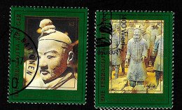 1997 Terracotta Army  Michel NT-WN 238 - 239 Stamp Number NT-WN 230 - 231 Yvert Et Tellier NT-WN 257 - 258 Used - Usados