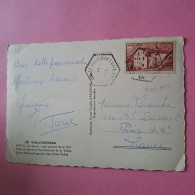 Cachet Agence Postale De Saint Julien De Loria 07-08-1944 Sur CPM - Brieven En Documenten