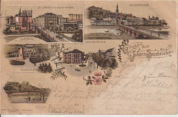 GRUSS AUS SAARBRUCKEN ECRITE EN 1896 - Saarbruecken