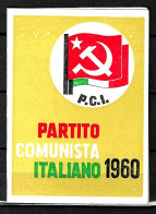 1960 Tessera PCI Partito Comunista Italiano Con Timbri - Historical Documents