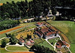 12831863 Posieux Abbaye D Hauterive Kloster Fliegeraufnahme Posieux - Altri & Non Classificati