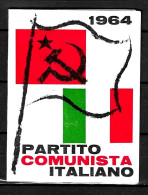 1964 Tessera PCI Partito Comunista Italiano Con Timbri E Bollino - Historical Documents