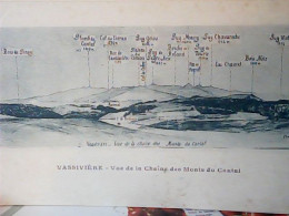 FRANCE 63 : Vassivière - Vue Sur La Chaine Des Monts Du Cantal N1910  JV6290 - Otros & Sin Clasificación