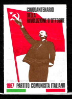 1967 Tessera PCI Partito Comunista Italiano Con Timbro E Bollino - Cinquantenario Rivoluzione D'Ottobre - Historical Documents