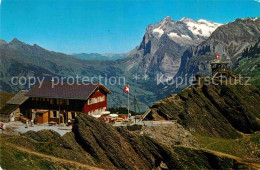 12818481 Kleine Scheidegg Interlaken Berggaststaette Grindelwaldblick Mit Wetter - Autres & Non Classés