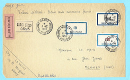 Cours Instruction Nancy 355, F21 + F125 + F138, étiquette Valeur Déclarée, 4 Décembre 1961 - Fictie