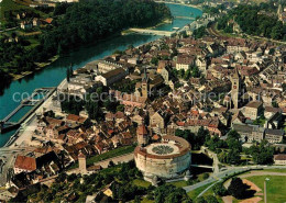 12812262 Schaffhausen SH Fliegeraufnahme Munot Altstadt Rhein Schaffhausen - Altri & Non Classificati