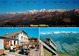 12811361 Niesen Kulm Abendrot Zahnradbahn Jungfrau Niesen Kulm - Autres & Non Classés