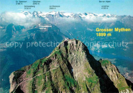 12811312 Schwyz Grosser Mythen Fliegeraufnahme Berner Alpen Jungfrau Uri-Rotstoc - Other & Unclassified