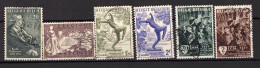 1955- 6 Timbres Oblitérés, COB 967 à 972 - Gebraucht