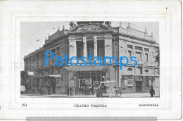 227786 URUGUAY MONTEVIDEO TEATRO URQUIZA POSTAL POSTCARD - Uruguay