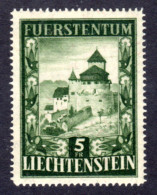 LIECHTENSTEIN 1952 - Yvert N° 272 - NEUF ** LUXE / MNH - Château De Vaduz, TB - Unused Stamps
