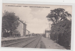 44**CORDEMAIS  * La Gare **Lignes De St Nazaire Et De Bretagne   ** - Otros & Sin Clasificación