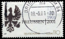 BRD 2001 Nr 2162 Zentrisch Gestempelt X6D930E - Used Stamps
