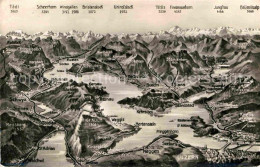 12801868 Luzern LU Und Umgebung Alpenpanorama Aus Der Vogelperspektive Luzern - Altri & Non Classificati