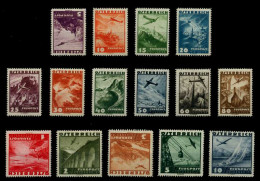 ÖSTERREICH 1935 Nr 598-612 Postfrisch X70C906 - Andere & Zonder Classificatie