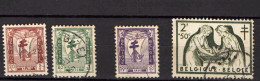 1956- 4 Timbres Oblitérés,  COB 998, 999, 1000 Et 1002 - Usati