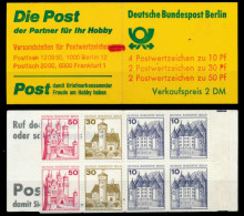 BERLIN MARKENHEFTCHEN Nr MH 10bamZ Postfrisch S2B6D5A - Markenheftchen