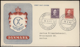 FDC 1942 AFA 274 276 Vignett 2 - FDC