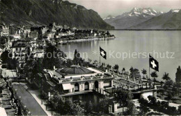 12796993 Montreux VD Pavillon Des Sports Et Dents Du Midi Lac Leman Montreux - Autres & Non Classés