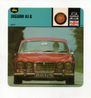 FICHE AUTOMOBILE - JAGUAR XJ 6 - Coches