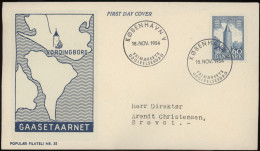 FDC 1954 AFA 351 Vignett 12 - FDC