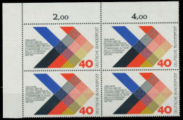 BRD BUND 1973 Nr 753 Postfrisch VIERERBLOCK ECKE-OLI X84F376 - Ongebruikt