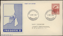 FDC 1955 AFA 354 Vignett 4 - FDC