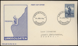 FDC 1956 AFA 355 Vignett 6 - FDC