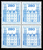 BRD DS BURGEN U. SCHLÖSSER Nr 1142 Postfrisch VIERERBLO S9884AE - Unused Stamps