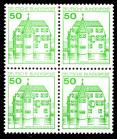 BRD DS BURGEN U. SCHLÖSSER Nr 1038 Postfrisch VIERERBLO S9885DE - Unused Stamps
