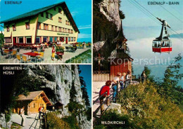 12793560 Ebenalp Berggasthaus Bergbahn Wildkirchli Eremiten Huesli Ebenalp - Autres & Non Classés