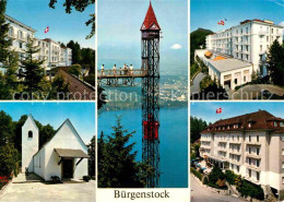 12791782 Buergenstock Vierwaldstaettersee Hotels Kapelle Aufzug  - Andere & Zonder Classificatie